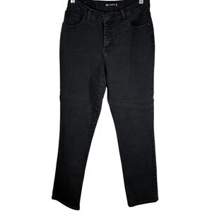 Lee Classic Fit Jeans Women's Size 6 Medium Black Denim Jeans 1889 Stretch